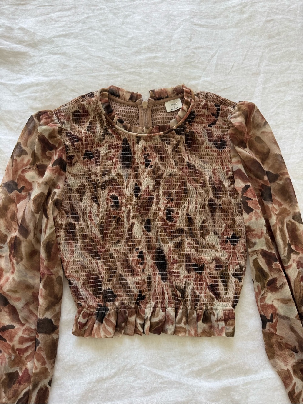 Aritzia Floral Top